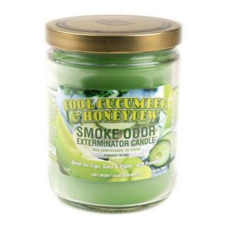 smoke exterminator cool cucumber and honeydew candle