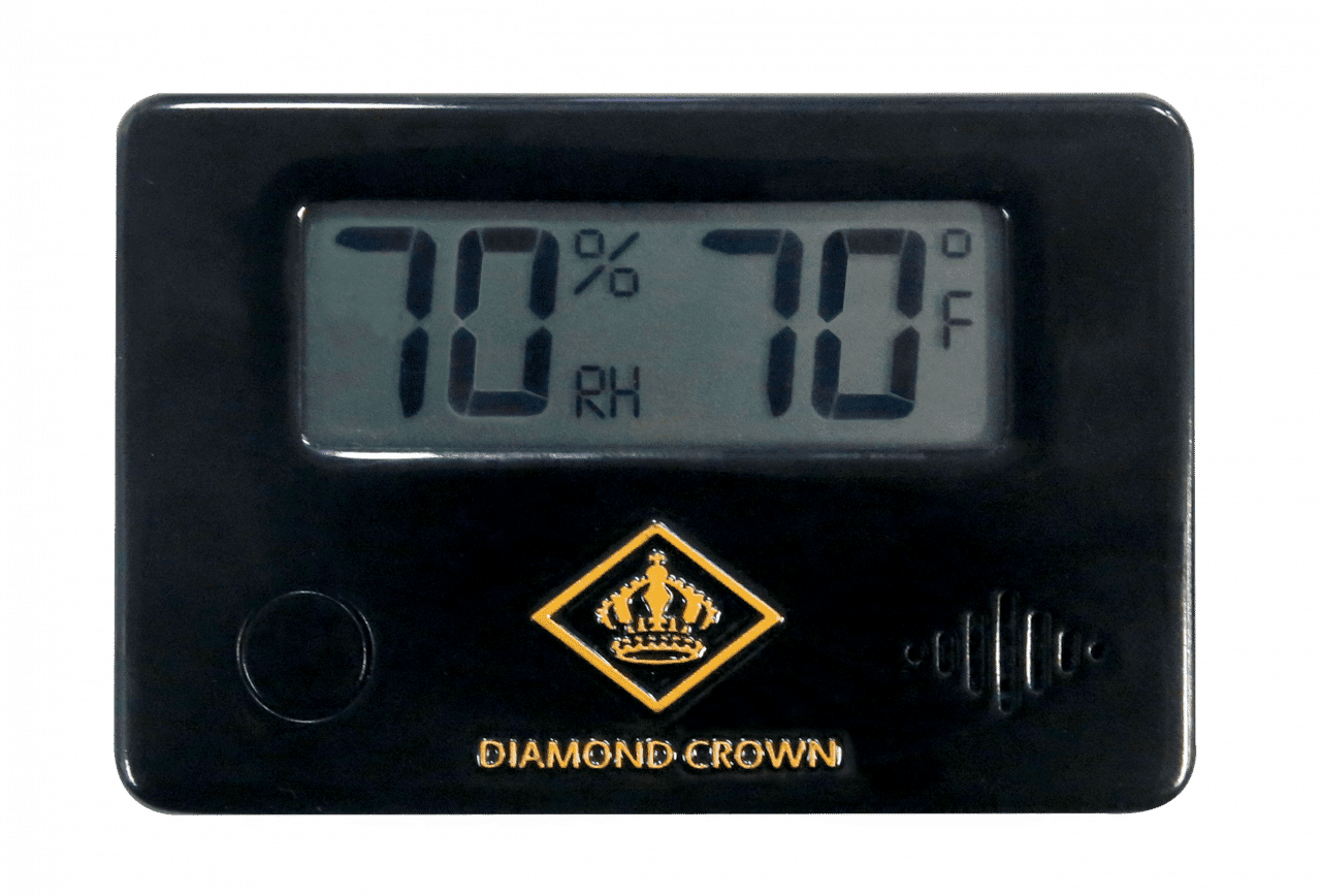 Diamond Crown Digital Hygrometer LM Cigars