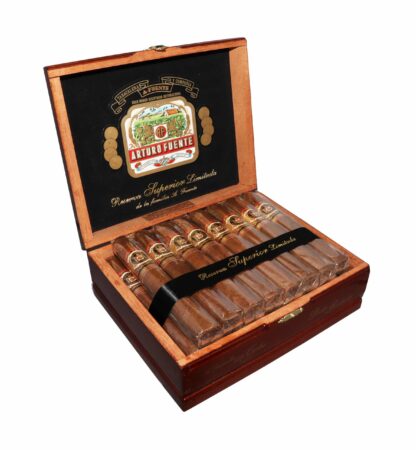 Open box of 25 count Arturo Fuente Don Carlos Double Robusto cigars
