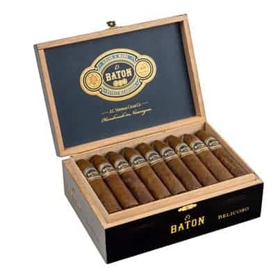 El Baton Belicoso open box of cigars