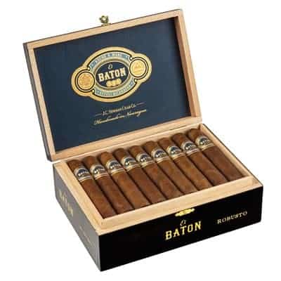 El Baton Robusto Open Box of Cigars