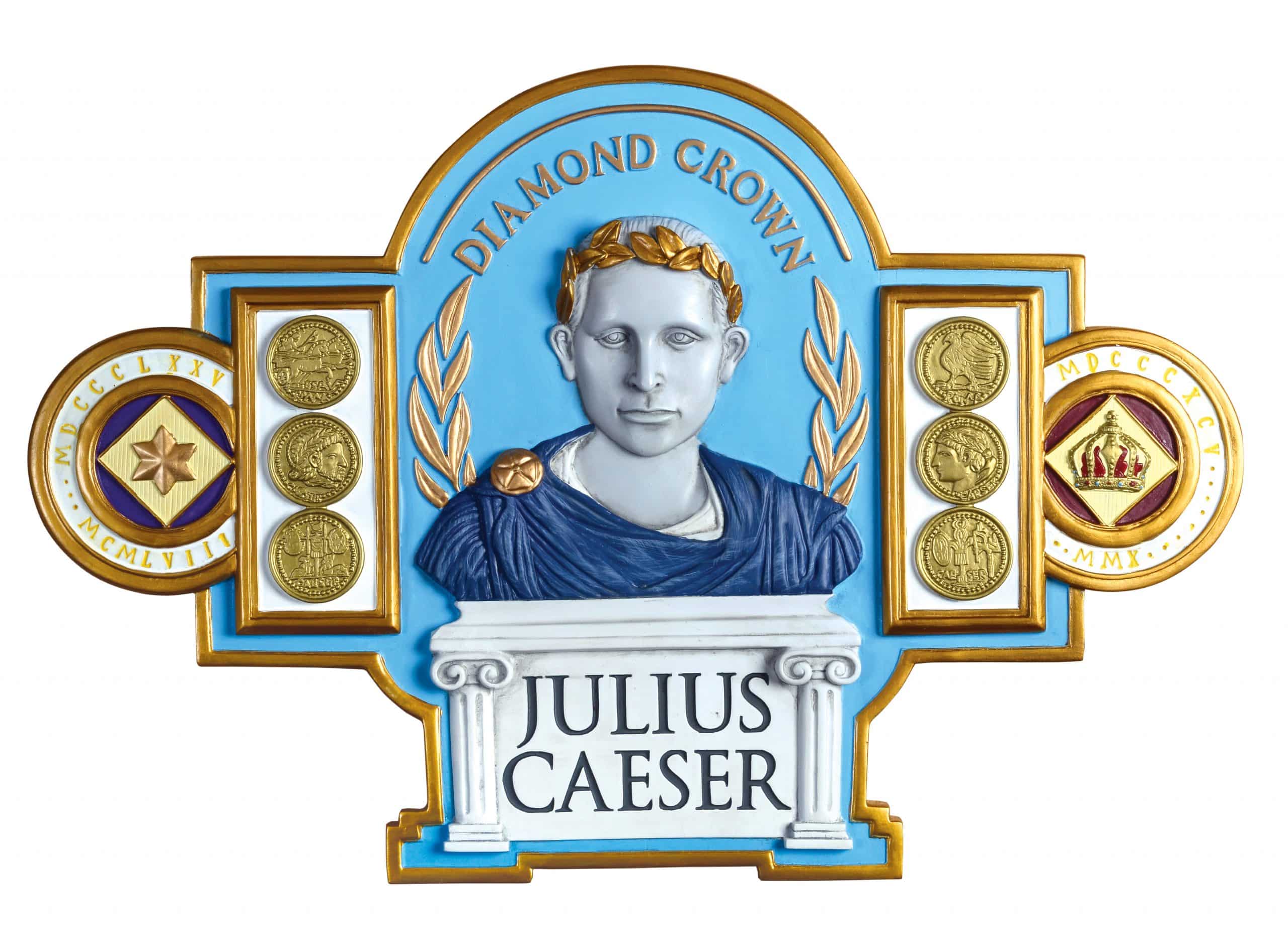 julius caeser brand plaque
