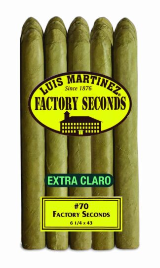 luis martinez factory seconds extra claro number 70 bundle