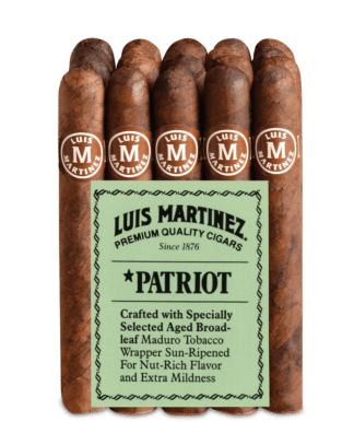20 count bundle of Luis Martinez Maduro Patriot cigars