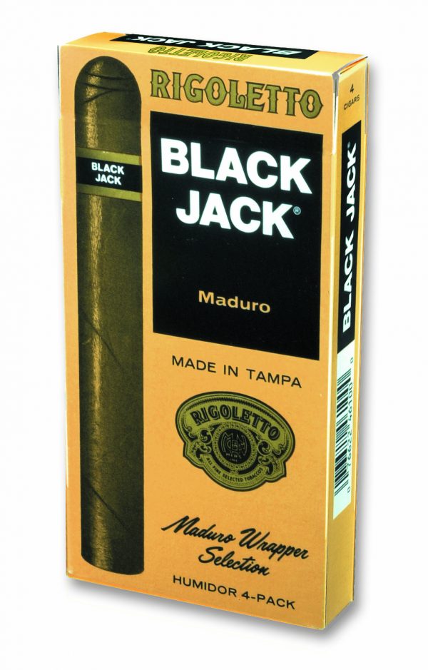 rigoletto black jack 4 pack humidor box