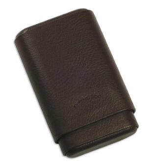 craftsman's bench leather brown robusto case