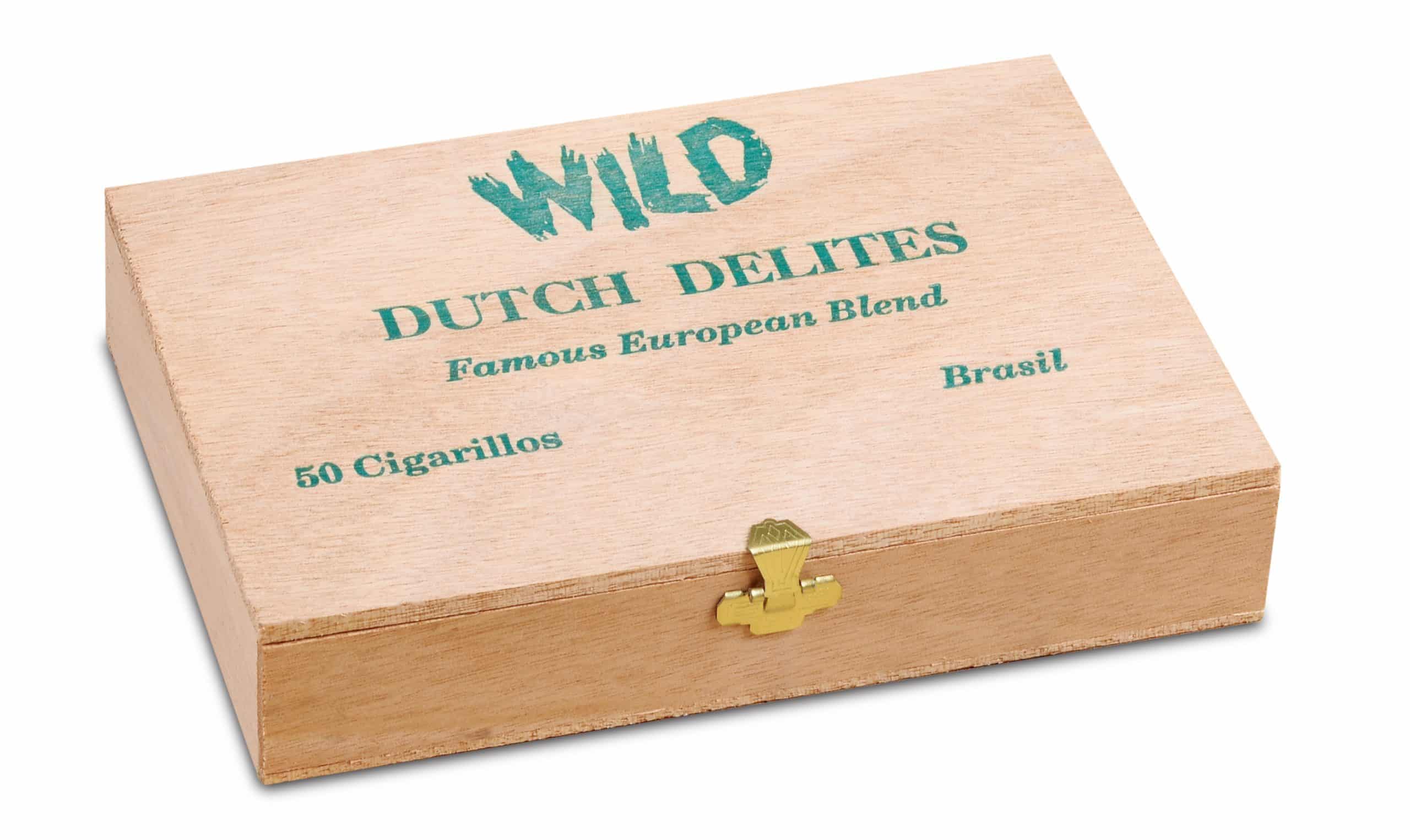 dutch delites brasil cigar box closed