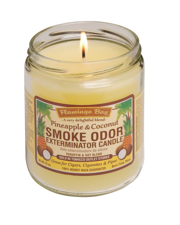 smoke odor exterminator candle pineapple and coconut