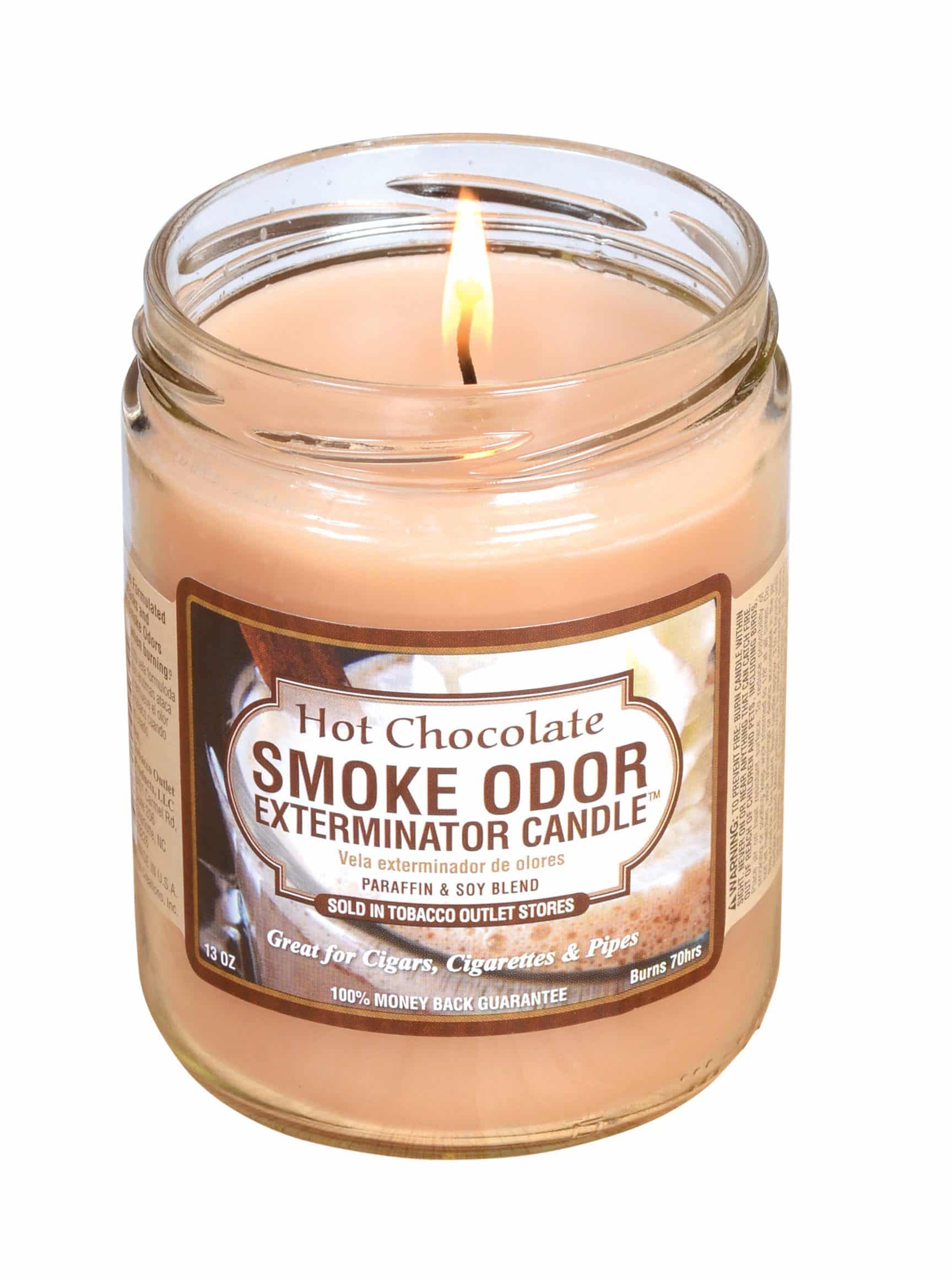 smoke odor exterminator candle hot chocolate
