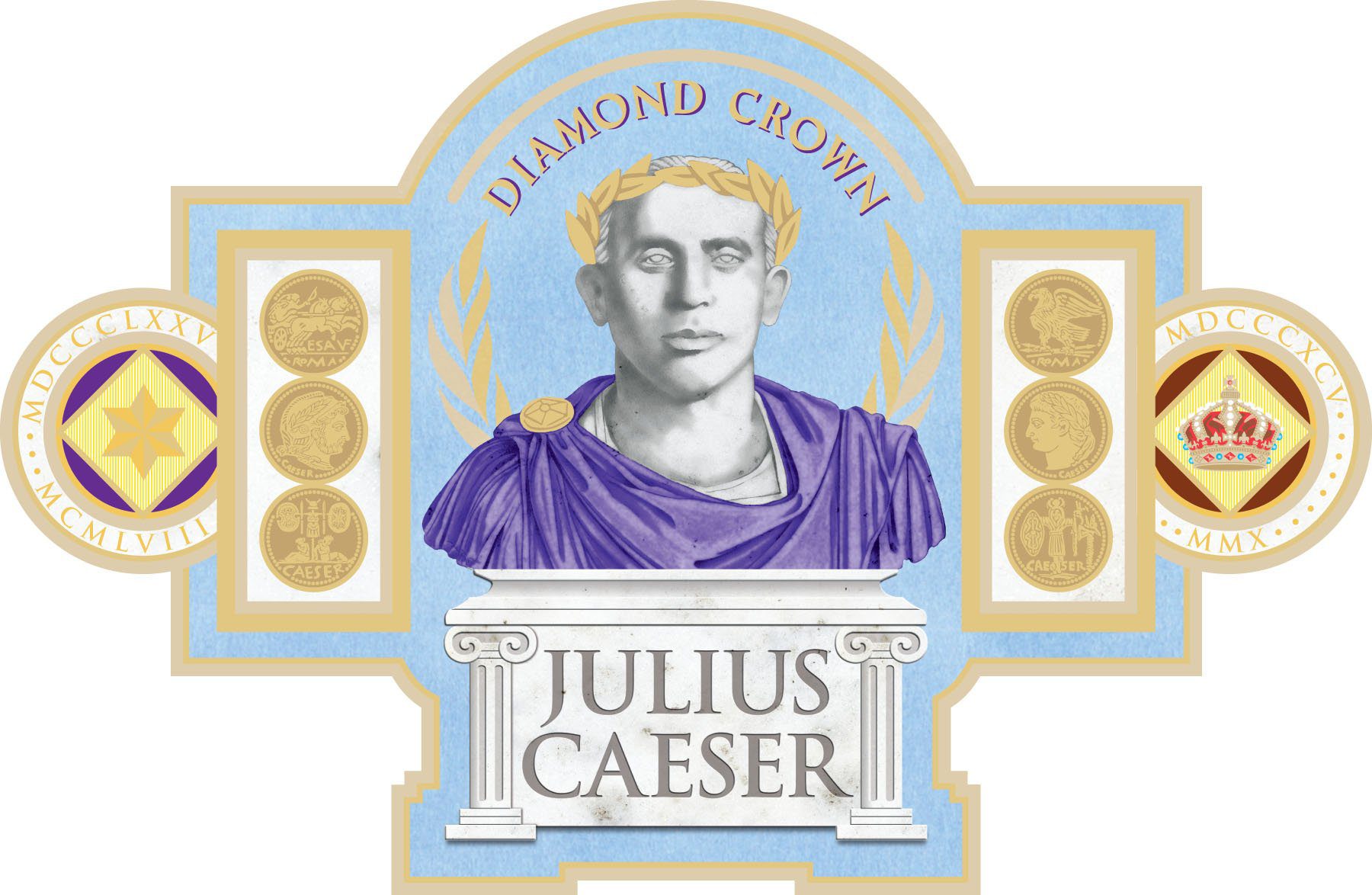 diamond crown julius caeser logo