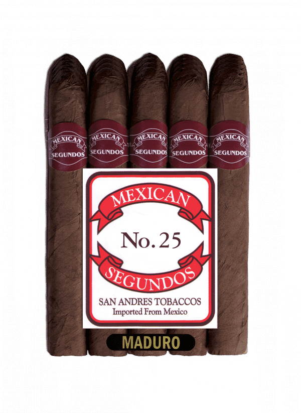 20 count bundle of Mexican Segundos No. 25 Maduro cigars