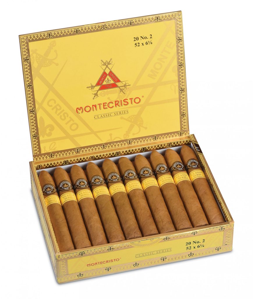 montecristo number 2 box pressed box open