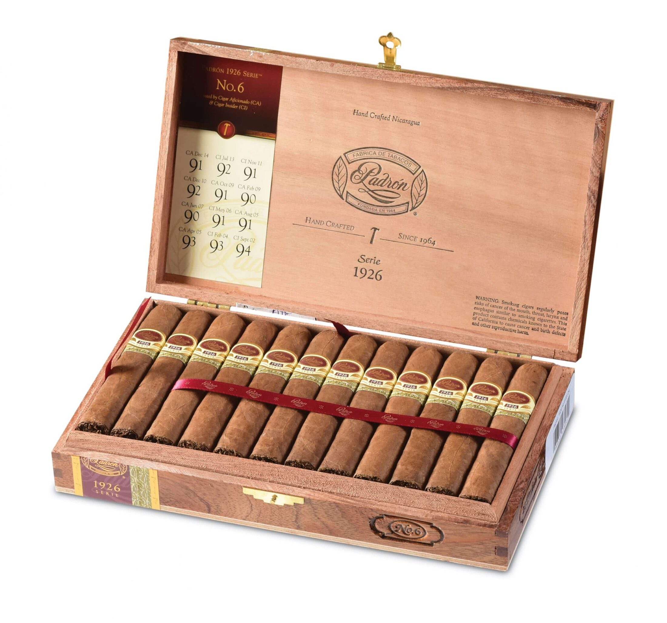 padron 1926 number 26 natural box open