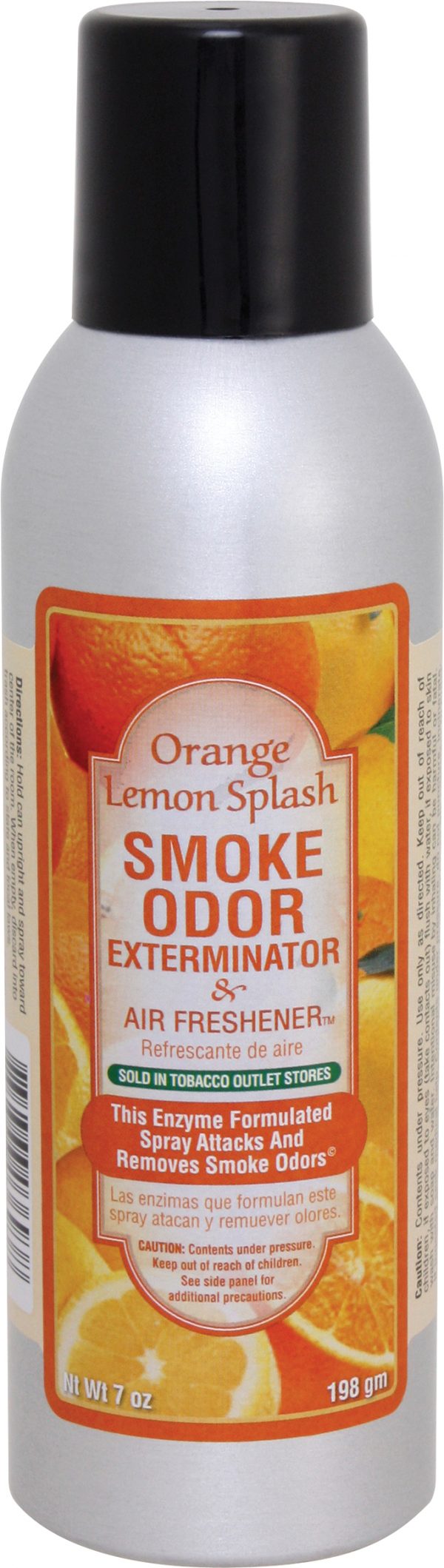 smoke odor exterminator spray bottle orange lemon splash