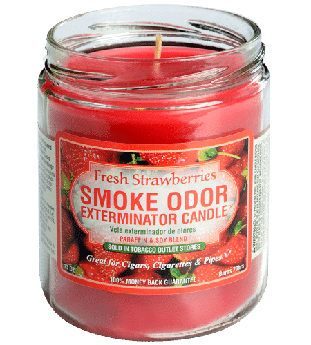 Smoke Odor Exterminator Candle Fresh Strawberries