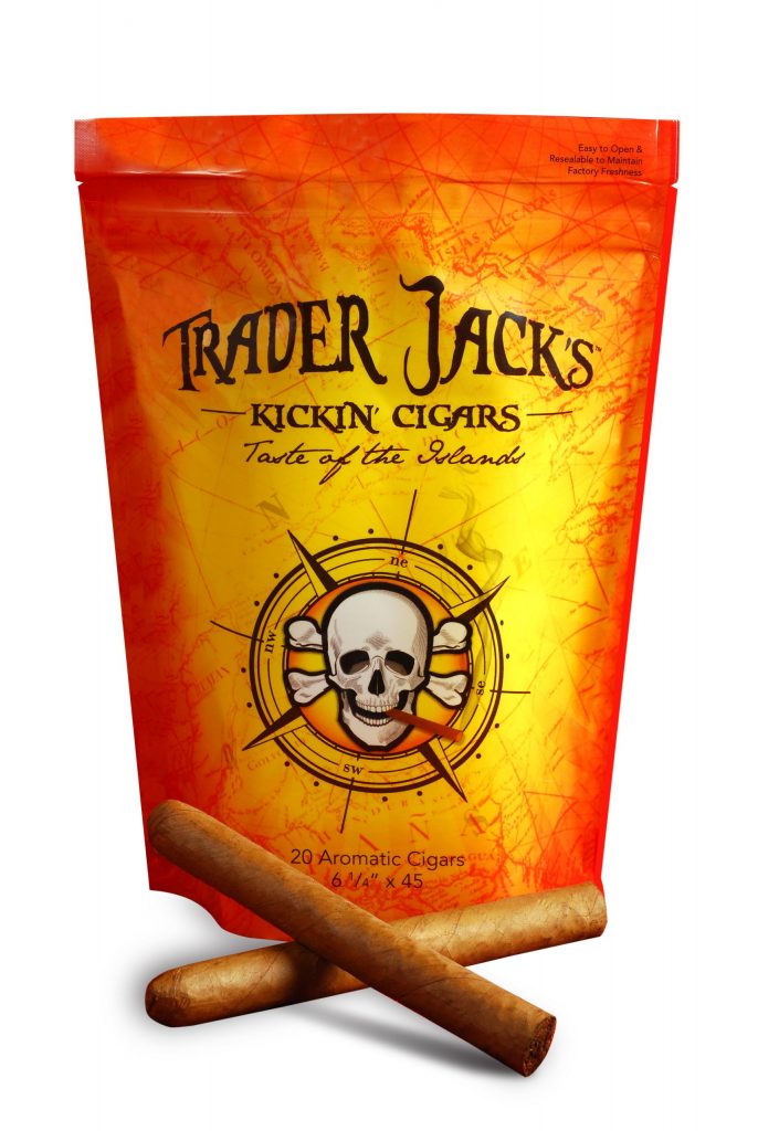 trader jack's bag with cigars