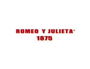 romeo y julieta 1875 logo