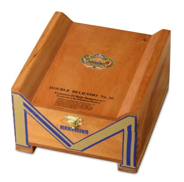 Closed box of 20 count Diamond Crown Maximus Double Belicoso No. 10 cigars