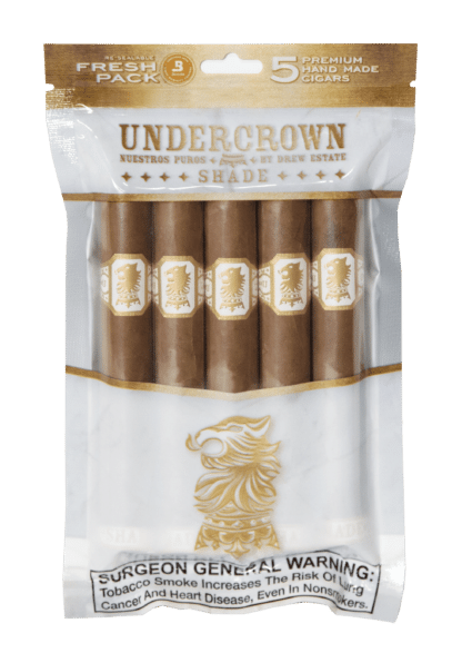 Pack of 5 count Undercrown Shade Gran Toro Fresh Pack cigars