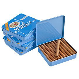 5 pack of 20 count Romeo and Julieta 1875 Mini Blue cigars