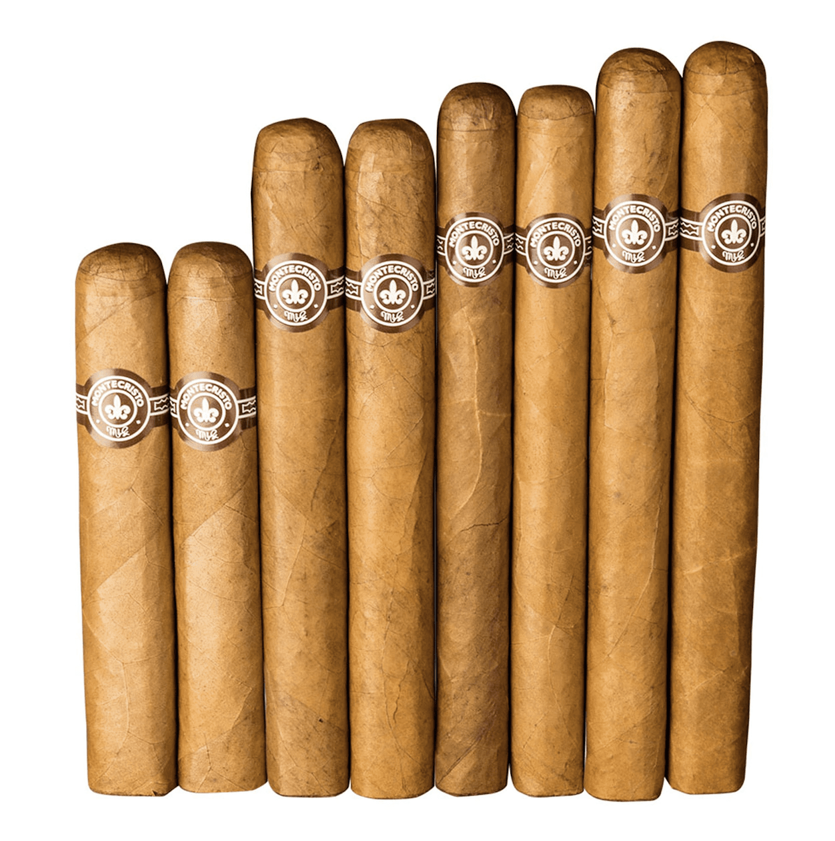8 count assortment of Montecristo cigars