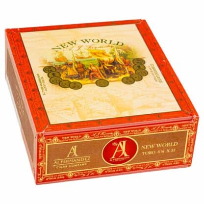 aj fernandez new world toro closed box of cigars