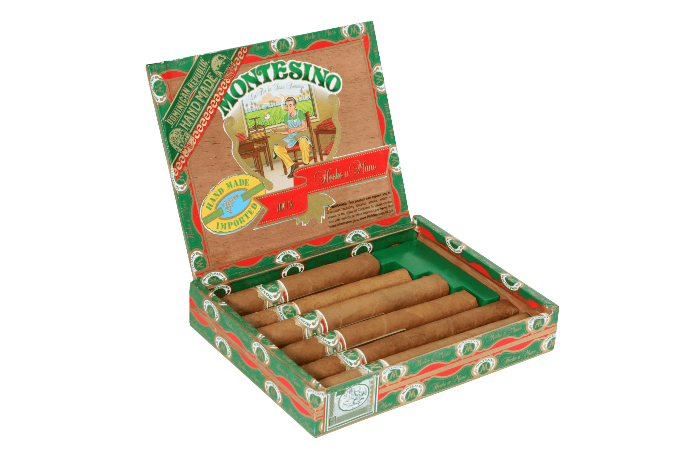 Open 6 count Montesino Sampler box cigars