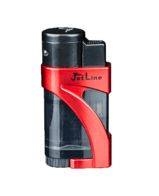 Jetline Phantom Triple Flame Red Single Lighter