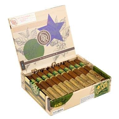PDR Medium Sungrown open box of cigars