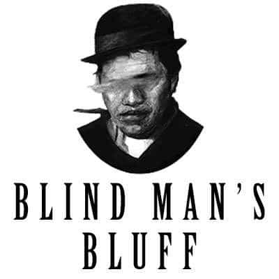 Blind Man's Bluff logo of man with smoke over his eyes