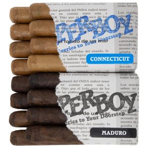 PaperBoy maduro and connecticut bundles of cigars