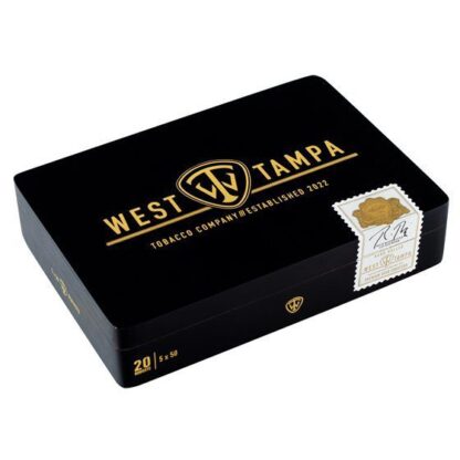 West Tampa Tobacco Company Black Robusto cigar closed box