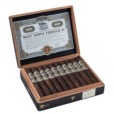 West Tampa Tobacco Black Toro open box of cigars