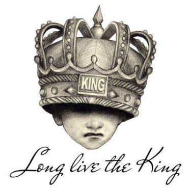 Long Live the King logo with a child wearing a crown