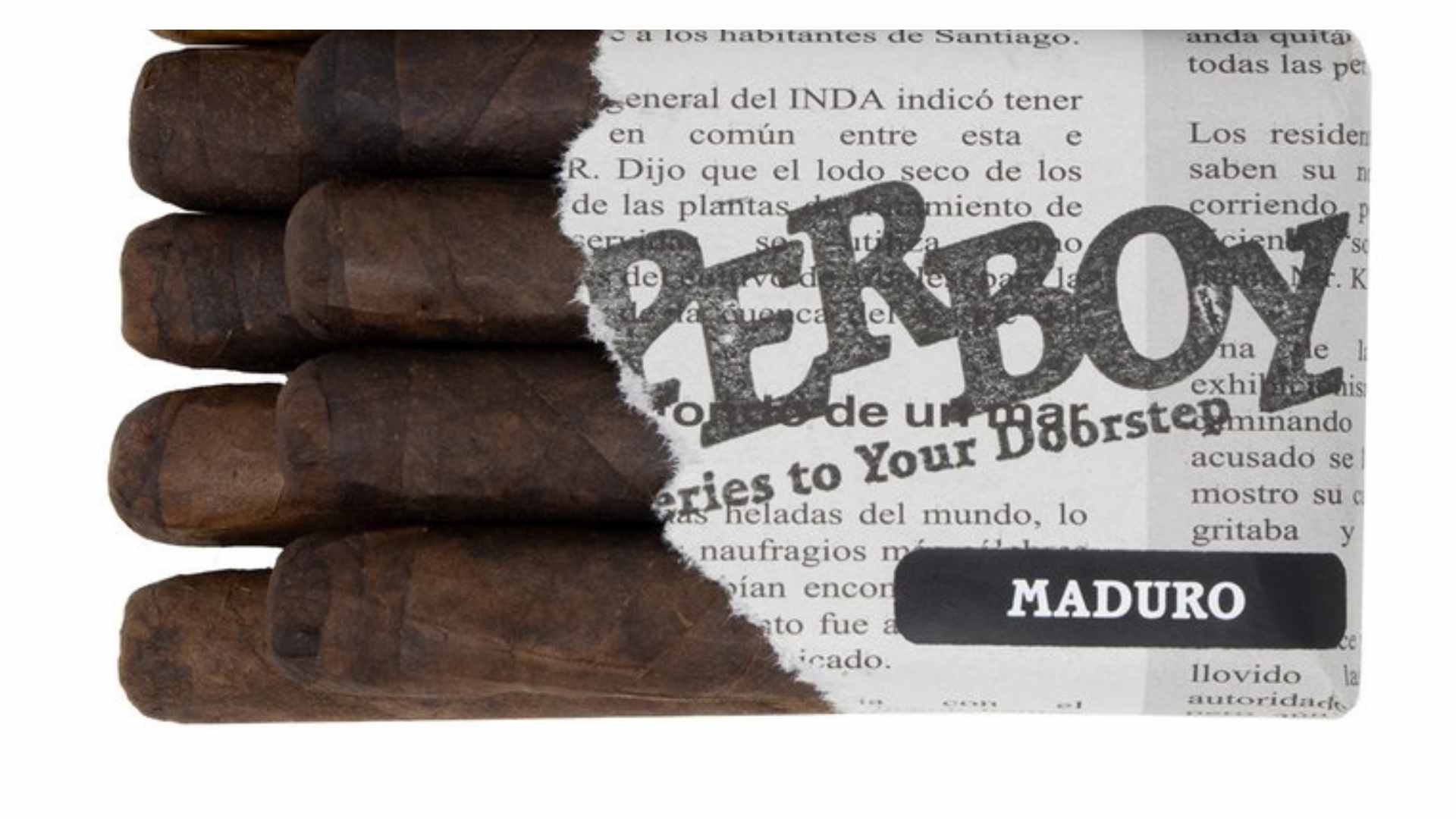 paperboy maduro cigar bundle opened