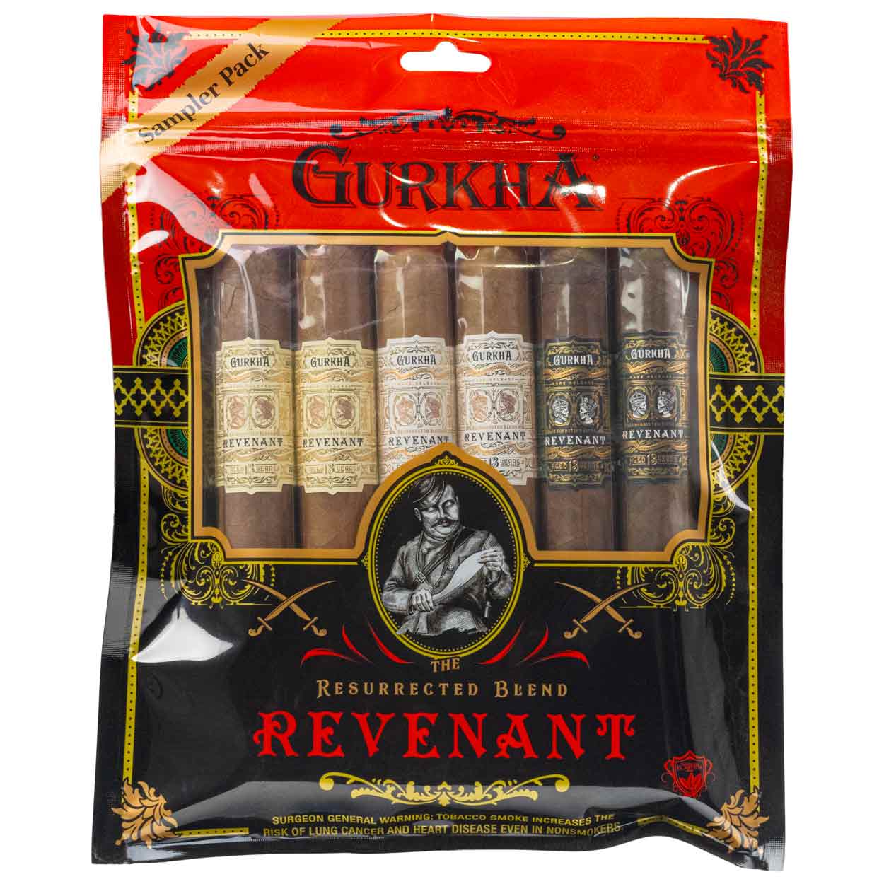 Gurkha revenant sampler with full packaging