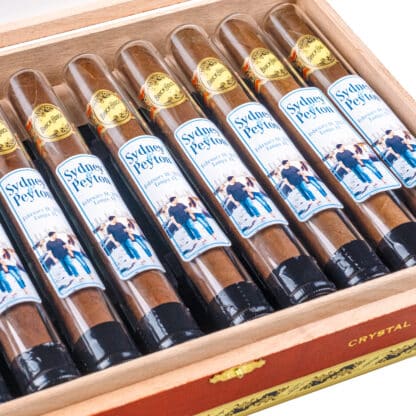 personalized brick house crystal churchill cigars full box