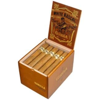 Gurkha White Rascal Robusto Cigar Vanilla open box of cigars