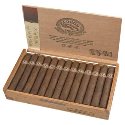padron 2000 maduro open box of cigars