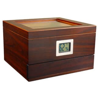 craftsmans bench the vista humidor with lid closed