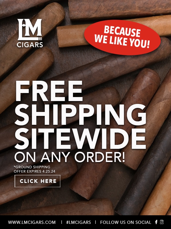 free shipping sitewide on lmcigars.com