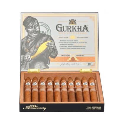 gurkha 35th anniversary piramide open box