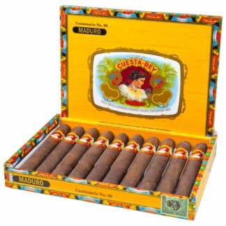 Cuesta-Rey centenario no. 60 maduro open box of cigars