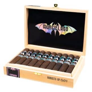 espinosa murcielago robusto open box of cigars