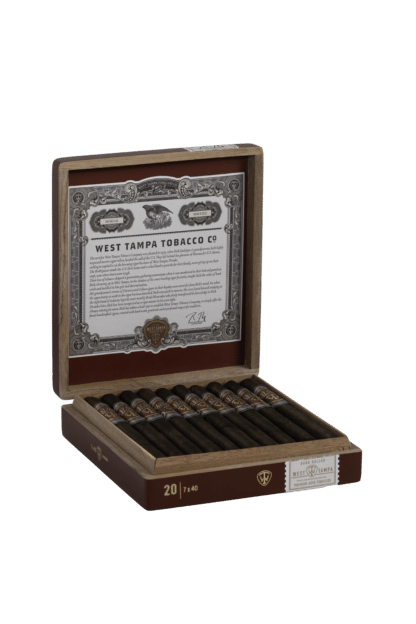 west tampa tobacco company red lancero open box of cigars