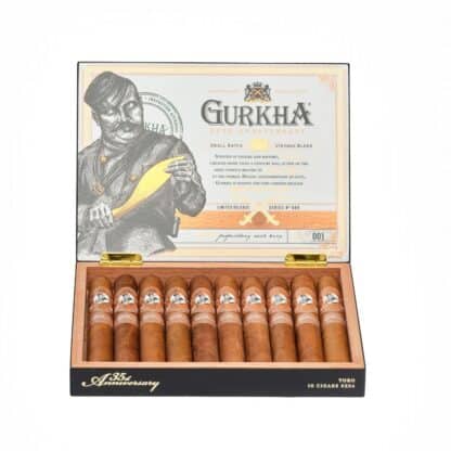 Gurkha 35th anniversary toro open box of cigars