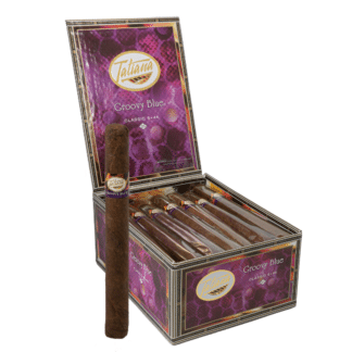 Tatiana Groovy Blue Classic cigar and open box