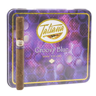 Tatiana mini Groovy blue cigars and tin