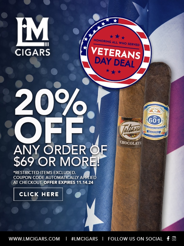 veterans day 20% off $69 or more