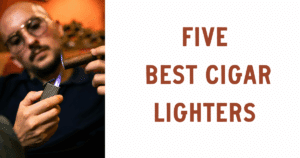MAN LIGHTING CIGAR